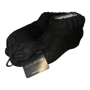 Steve Madden Black Lounge Bootie, Shoe Size 5-10